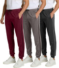 Men's Tech Mesh Jogger Sweatpants 3-Pack - Lightweight Active Fit