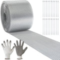 Tandefio Gutter Guard 5 in x 100 ft Mesh - Durable Leaf Protection
