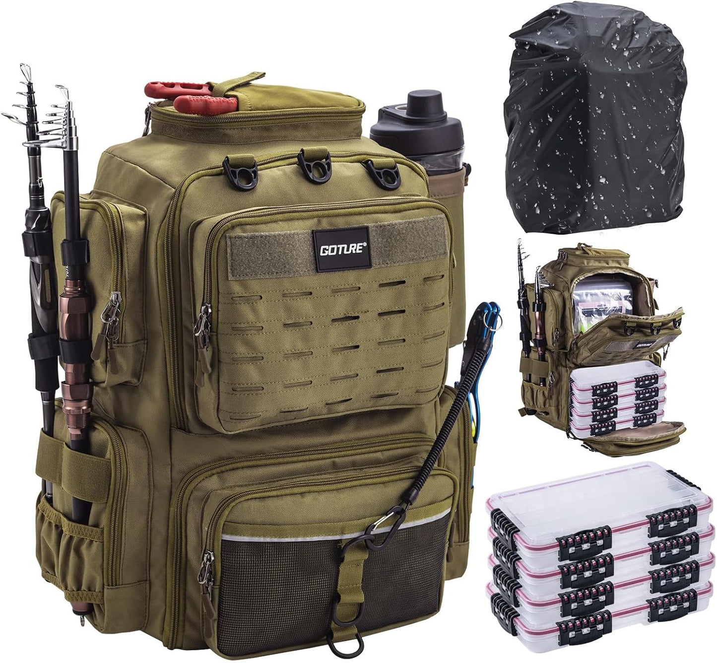 Goture 45L Fishing Backpack - Organize Your Gear!