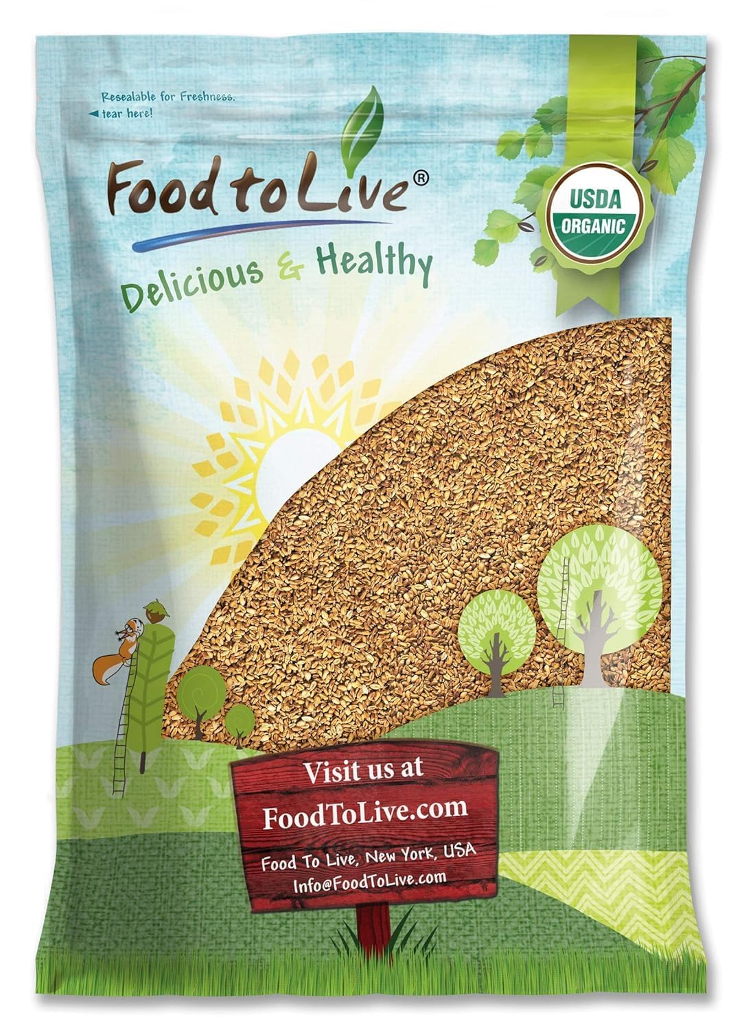 Organic Oat Groats - 100% Whole Grain, Non-GMO, Vegan Delight