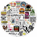 BulbaCraft 100 Funny Stickers - Unique Water Bottle & Laptop Decor