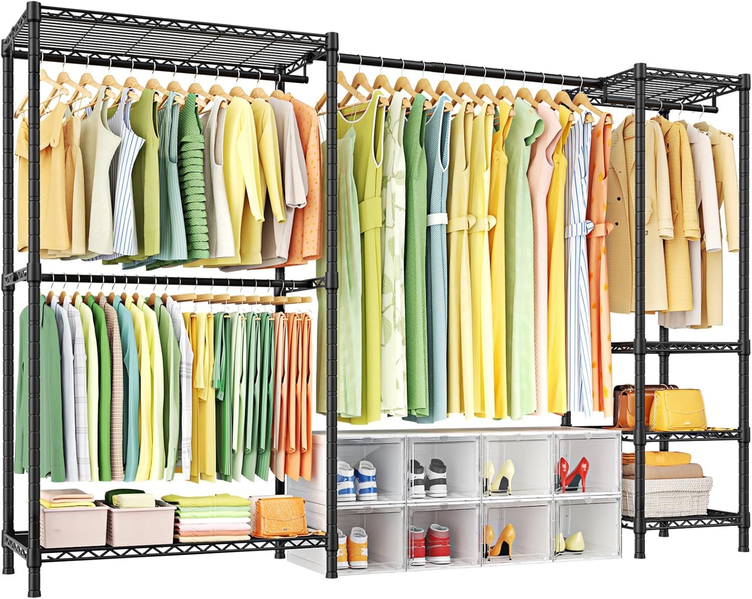 Ulif E10 Clothes Rack with Adjustable Hanger Rod for Storage