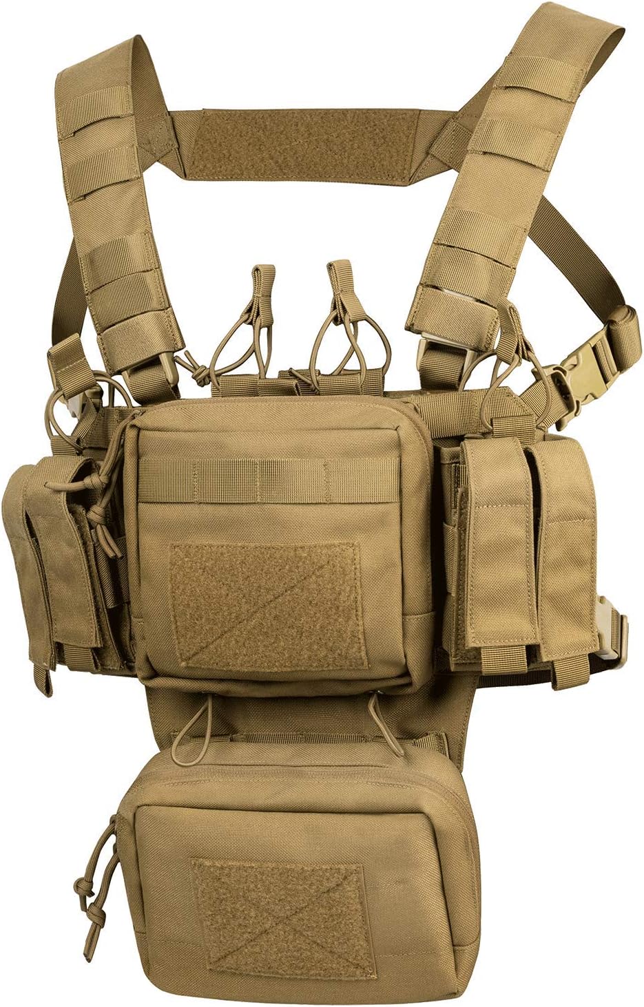 VISMIX Tactical Chest Rig with Adjustable Molle Mag Pouch Design