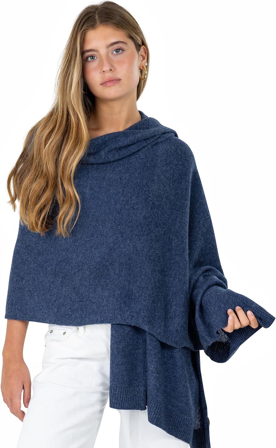 Velanio Cashmere Luxury Knitted Wrap Travel Shawl Scarf for Women