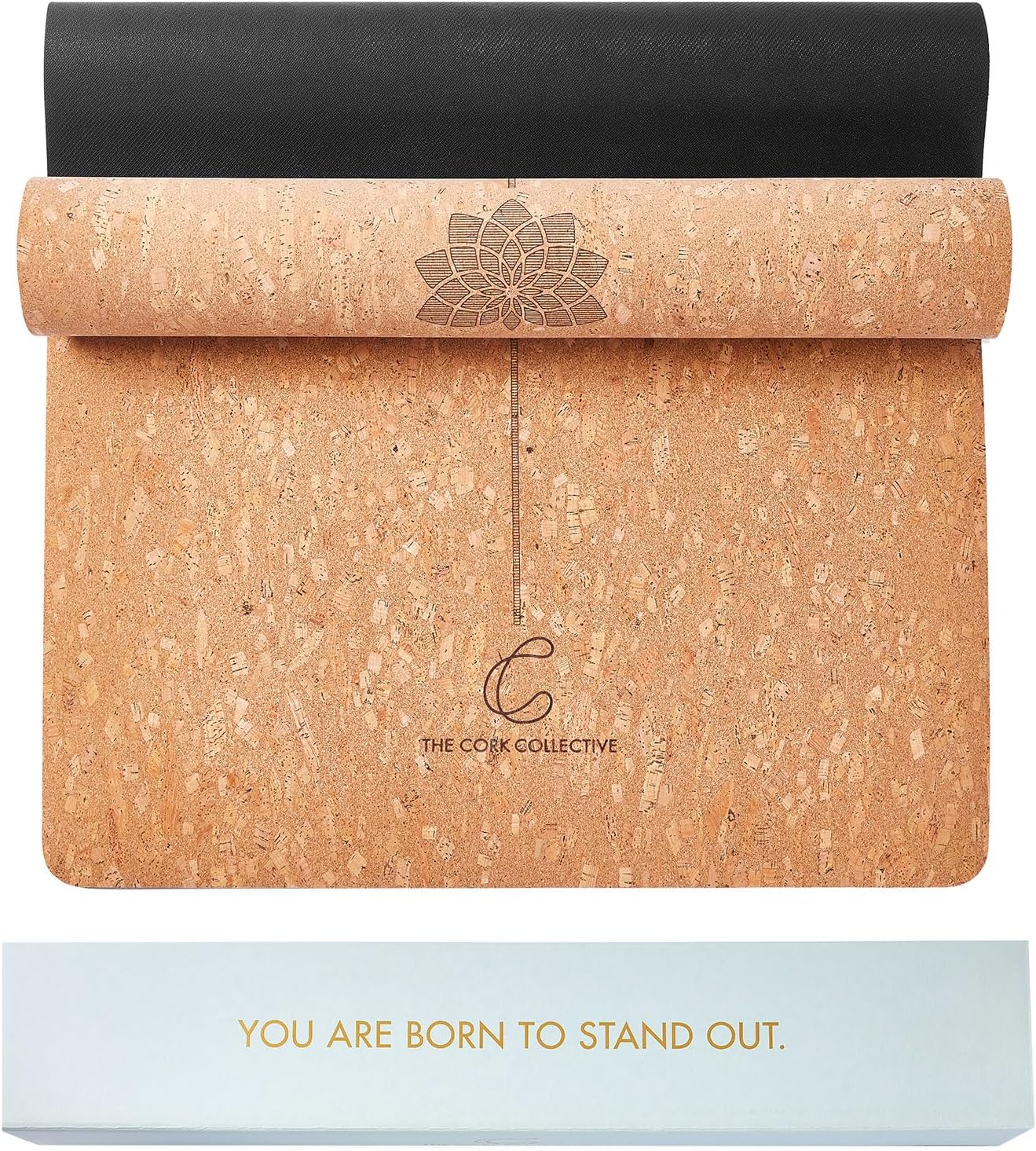 Non-Toxic Thick Cork Yoga Mat - Eco-Friendly & Non-Slip