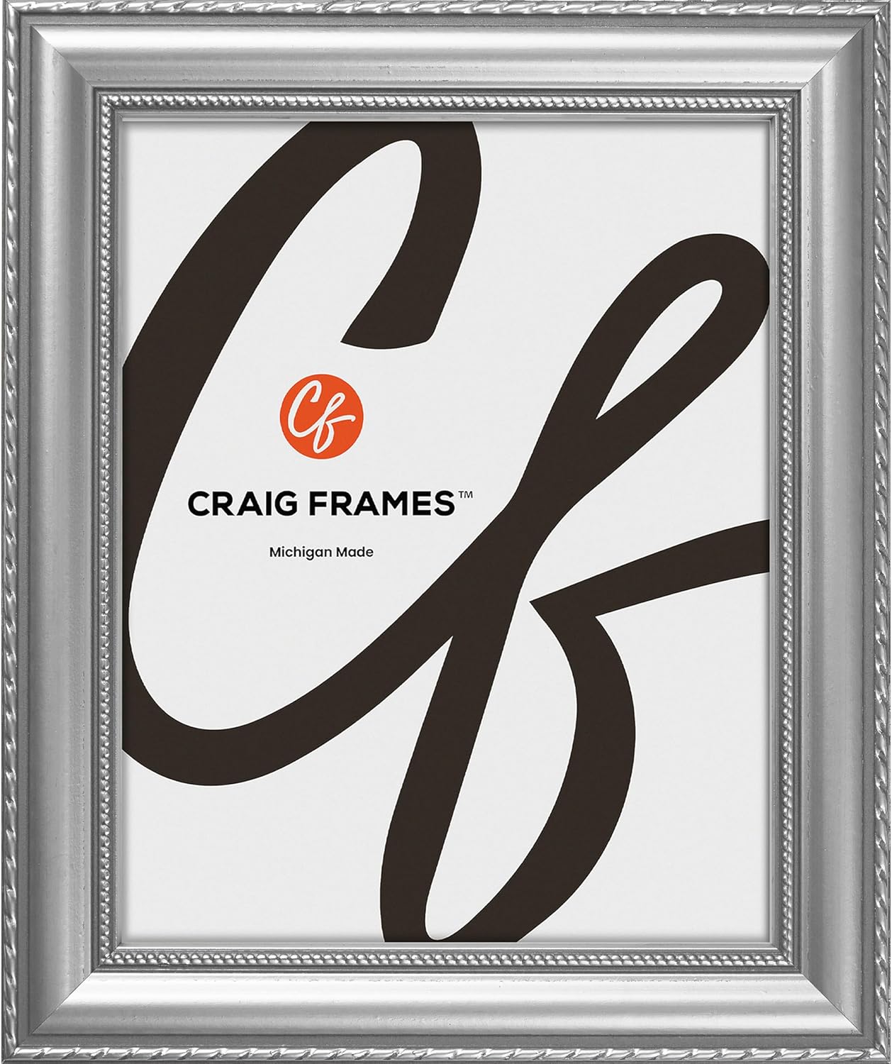 Victoria 25x29 Picture Frame with Ornate Silver Finish
