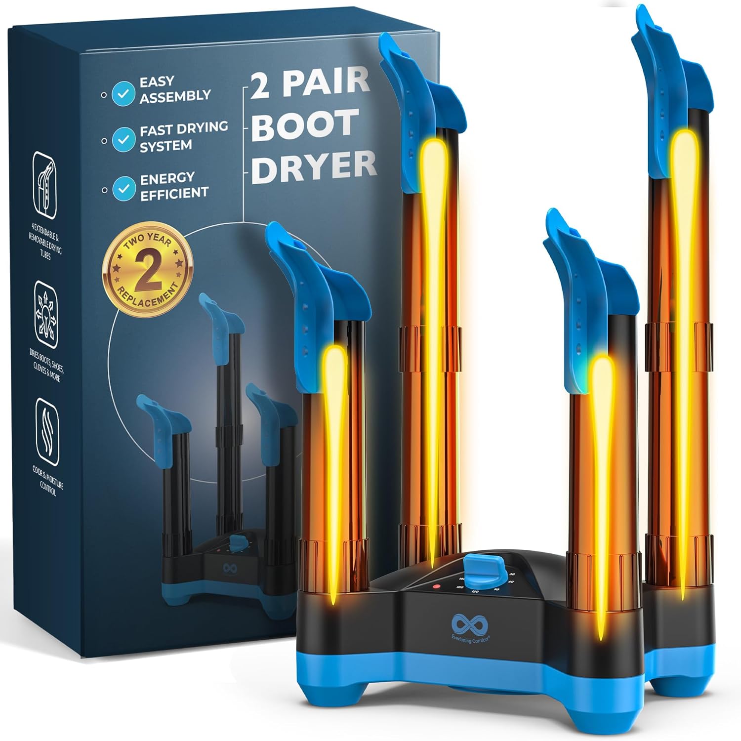 Everlasting Comfort Boot Dryer for Fast Drying Work Boots