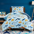 Kids Comforter Set Twin Size for Boys, Glow in The Dark Design