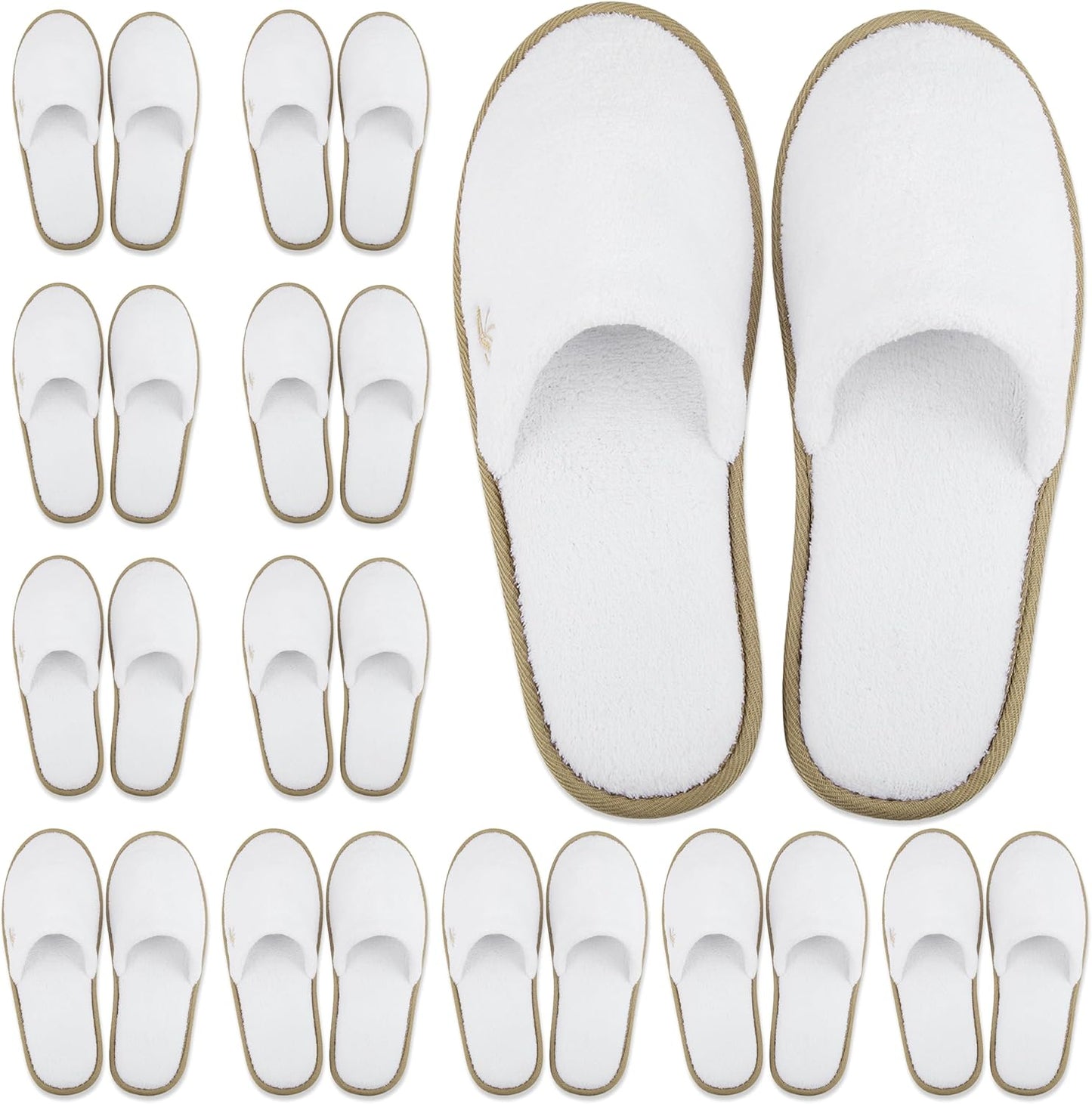 Bergman Kelly Spa Slippers - Comfortable Disposable House Shoes