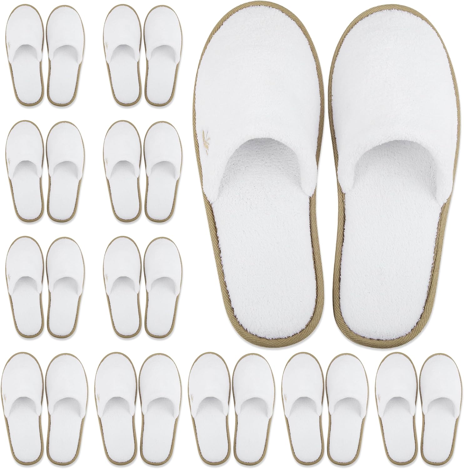 Bergman Kelly Spa Slippers - Comfortable Disposable House Shoes