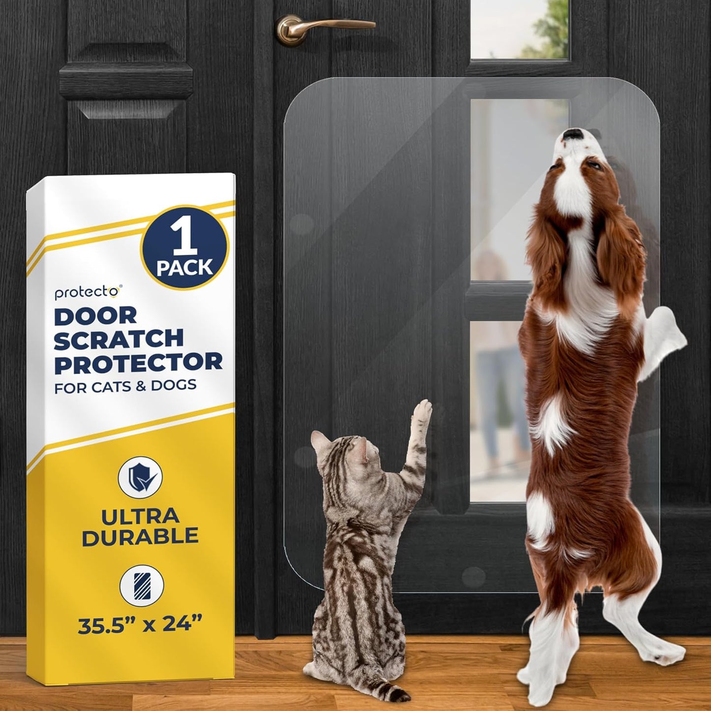 PROTECTO Heavy Duty Door Protector for Dog Scratching Needs