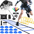 GHB Agility Ladder Speed Training Set 20 ft 12 Rungs - Complete Kit