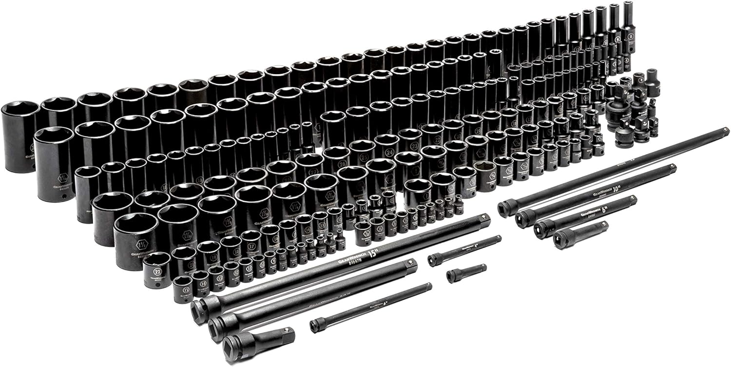 GEARWRENCH 209 Piece Master Impact Socket Set for Professionals
