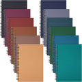Spiral Notebook A5 12 Pack - Colorful College Ruled Journals