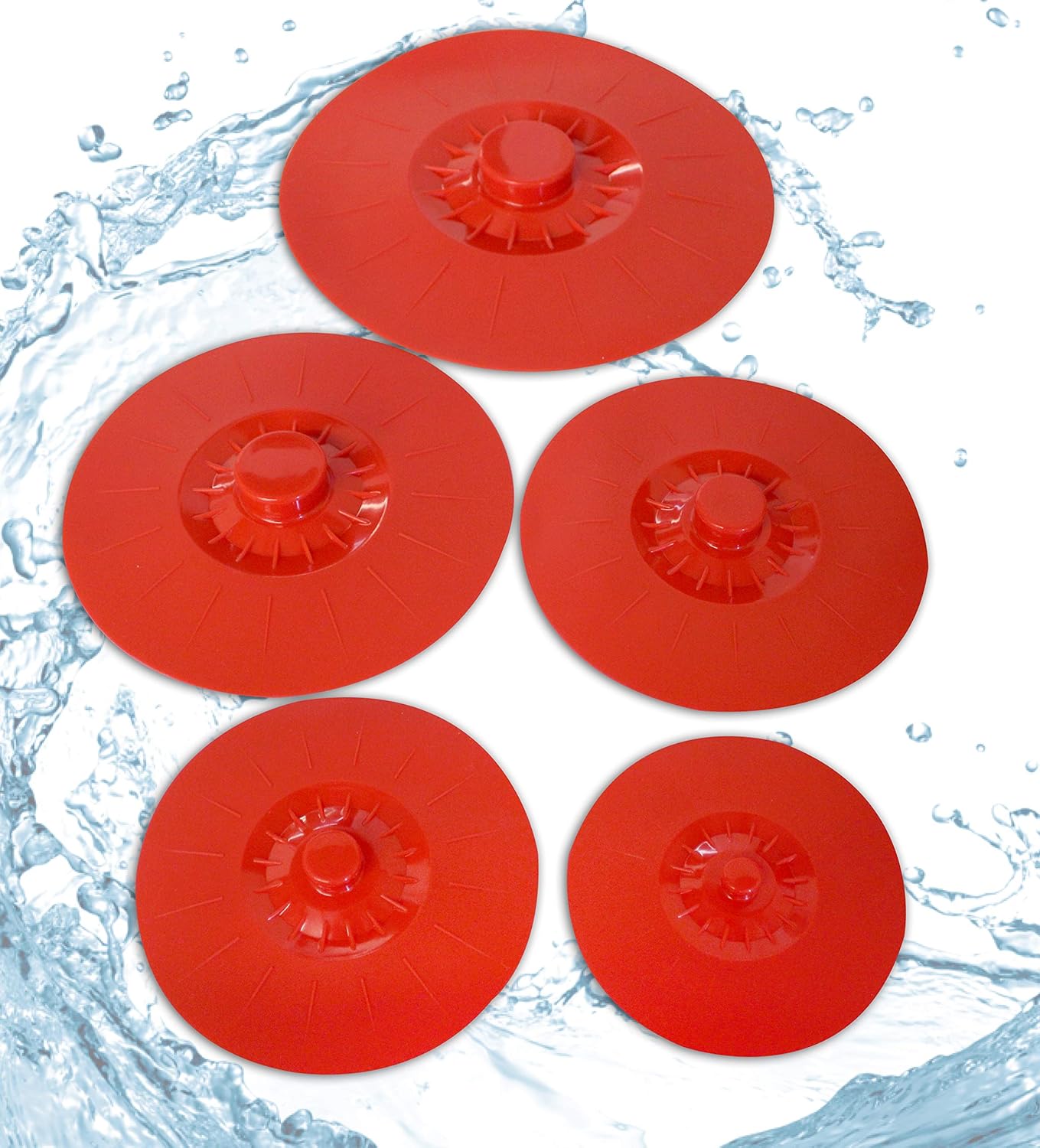 Universal Silicone Suction Lids - Airtight Seal for Food Storage