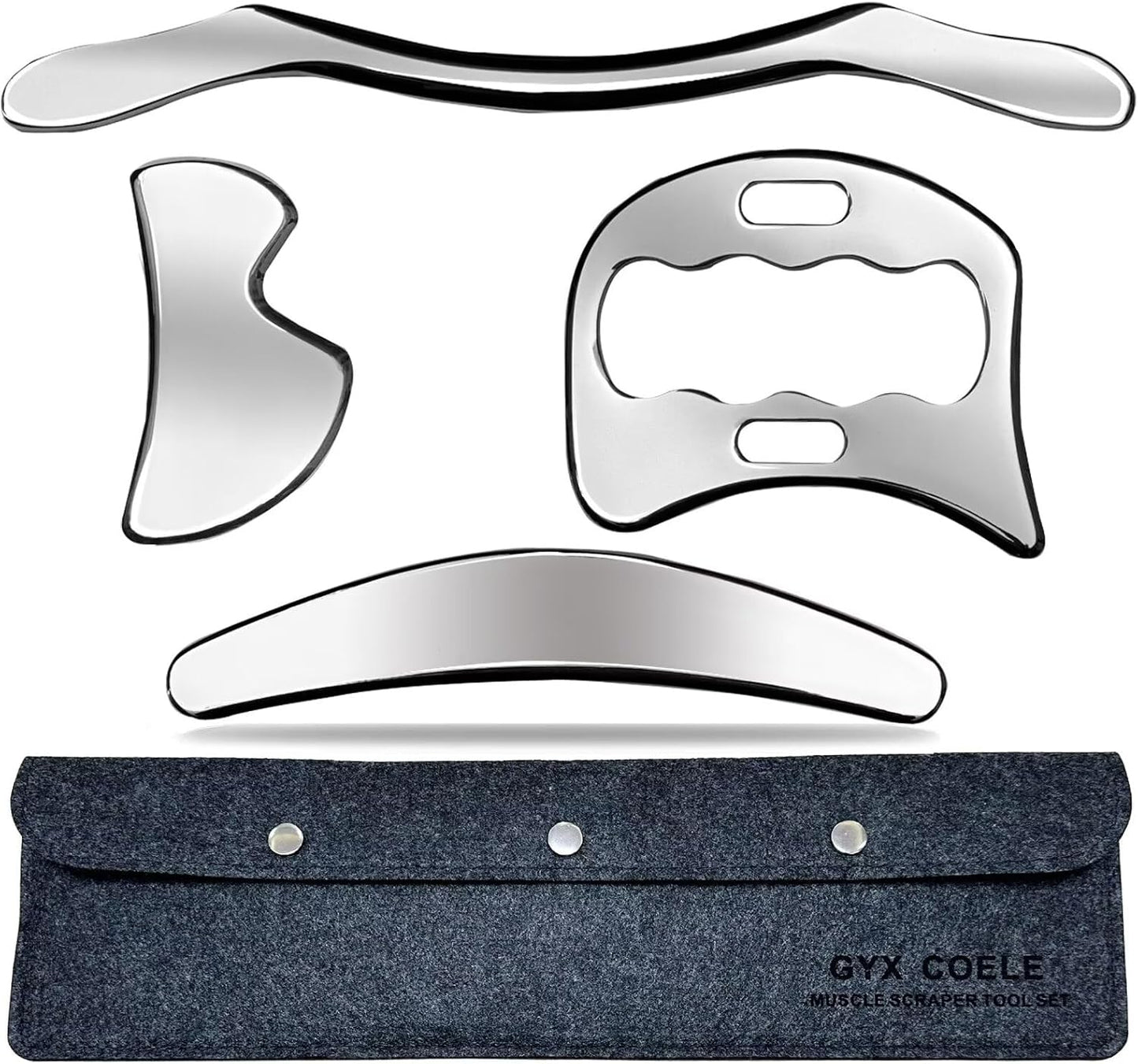 4 in 1 Stainless Steel Gua Sha Muscle Scraper Tool Set Review