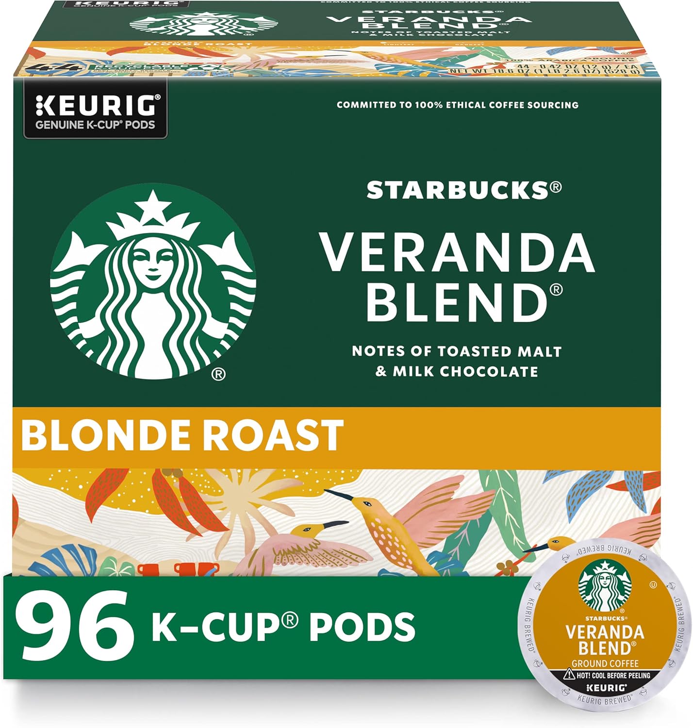 Starbucks K-Cup Coffee Pods for Keurig Brewers - Blonde Roast