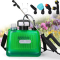 Ramarmro 2 Gallon Electric Sprayer - USB Rechargeable, 4 Nozzles, Telescopic Wand