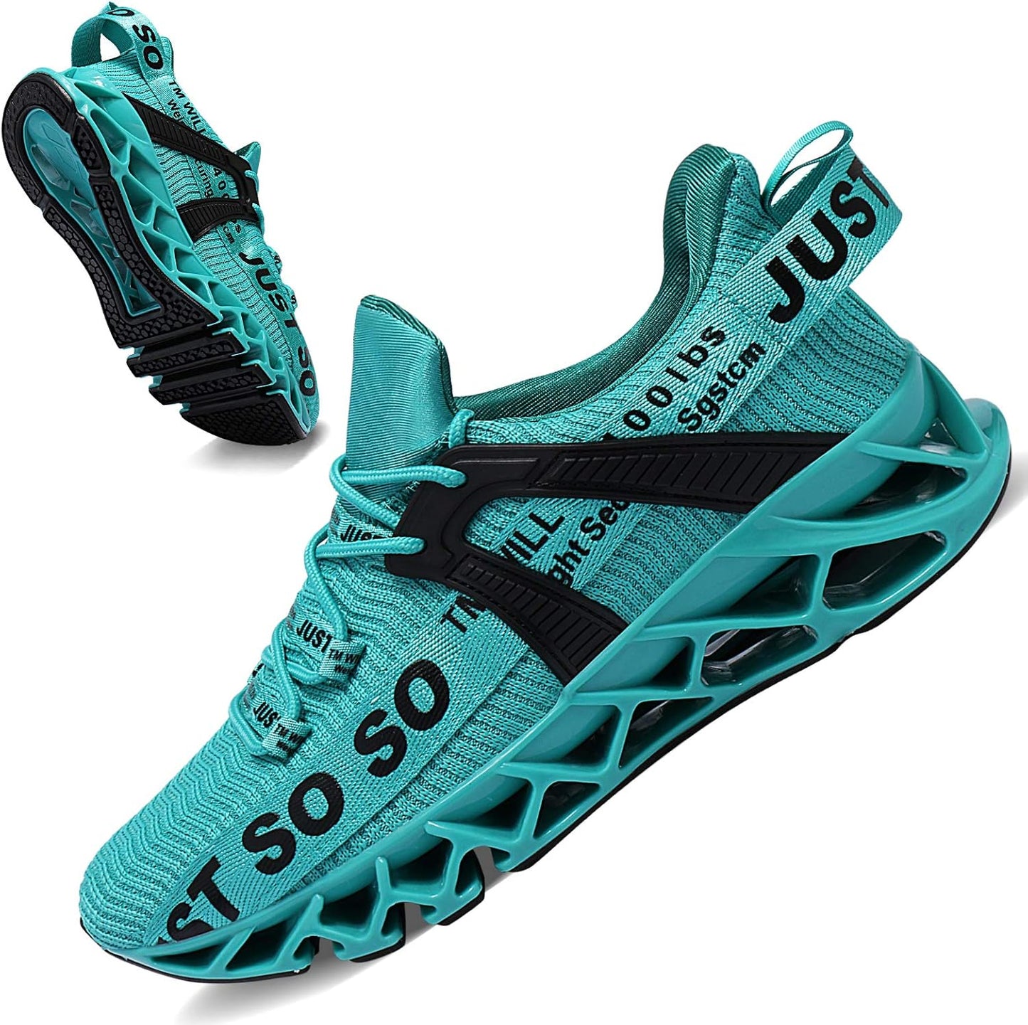 COKAFIL Mens Running Shoes: Stylish Athletic Blade Sneakers