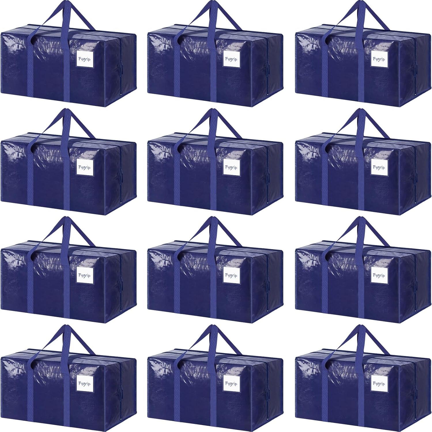 12 Pack Extra Heavy Duty Large Moving Bags for Easy Packing