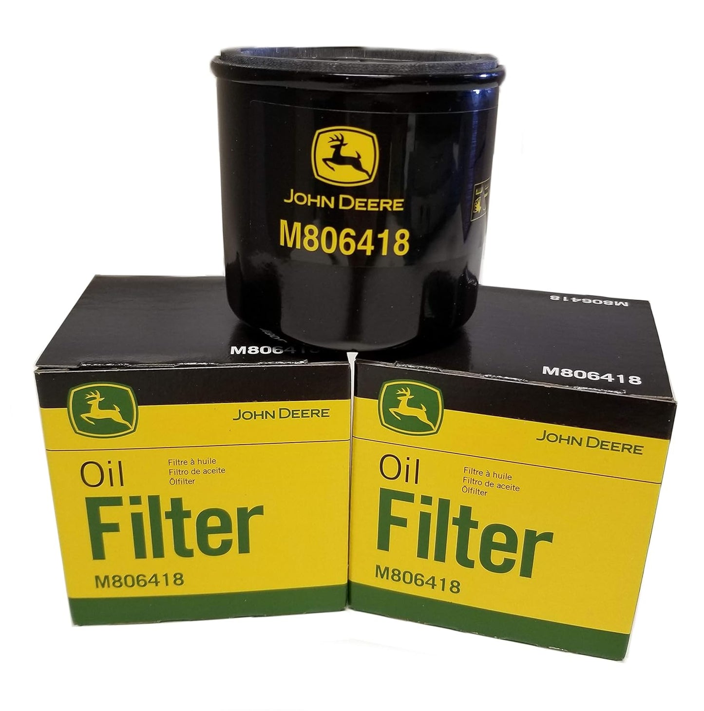 John Deere Oil Filters Package of THREE for Various Models
