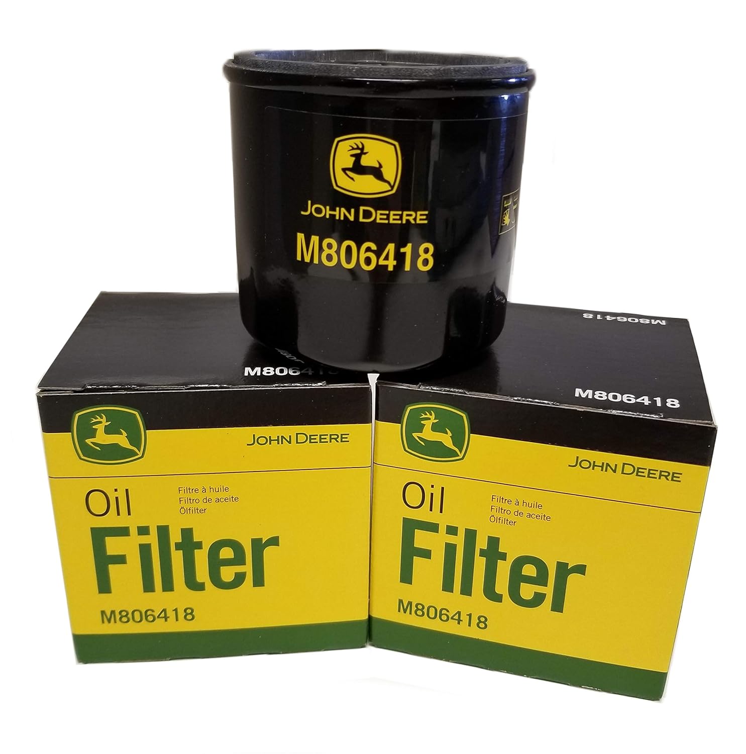John Deere Oil Filters Package of THREE for Various Models