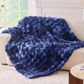 BENVWE Fluffy Faux Fur Throw Blanket for Cozy Home Decor