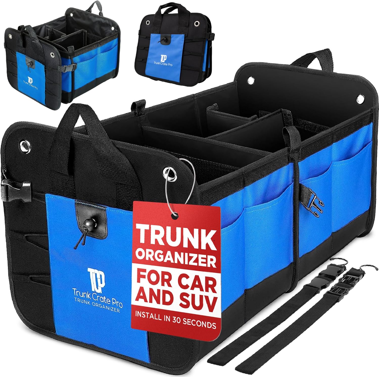TRUNKCRATEPRO Car Trunk Organizers - Premium Storage Solution