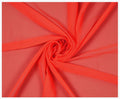 Chiffon Fabric 20 Yard Bolt - Soft Sheer Orange for Dresses & Decor
