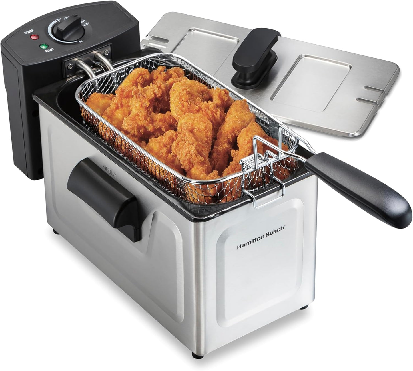 Hamilton Beach Professional Electric Deep Fryer for Family Meals