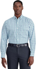IZOD Men's Performance Comfort Long Sleeve Plaid Button (Style RLYB)