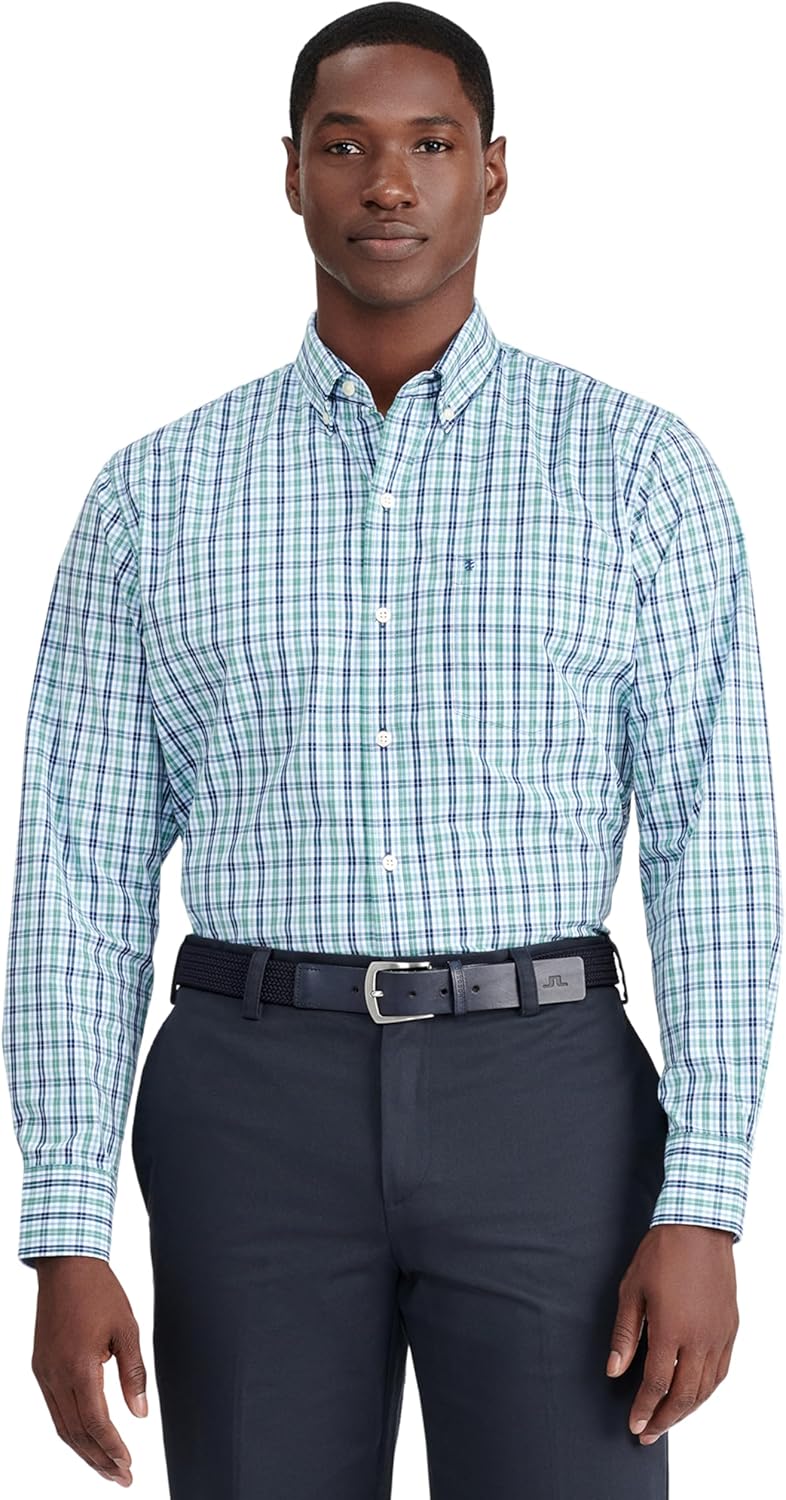 IZOD Men's Performance Comfort Long Sleeve Plaid Shirt Review
