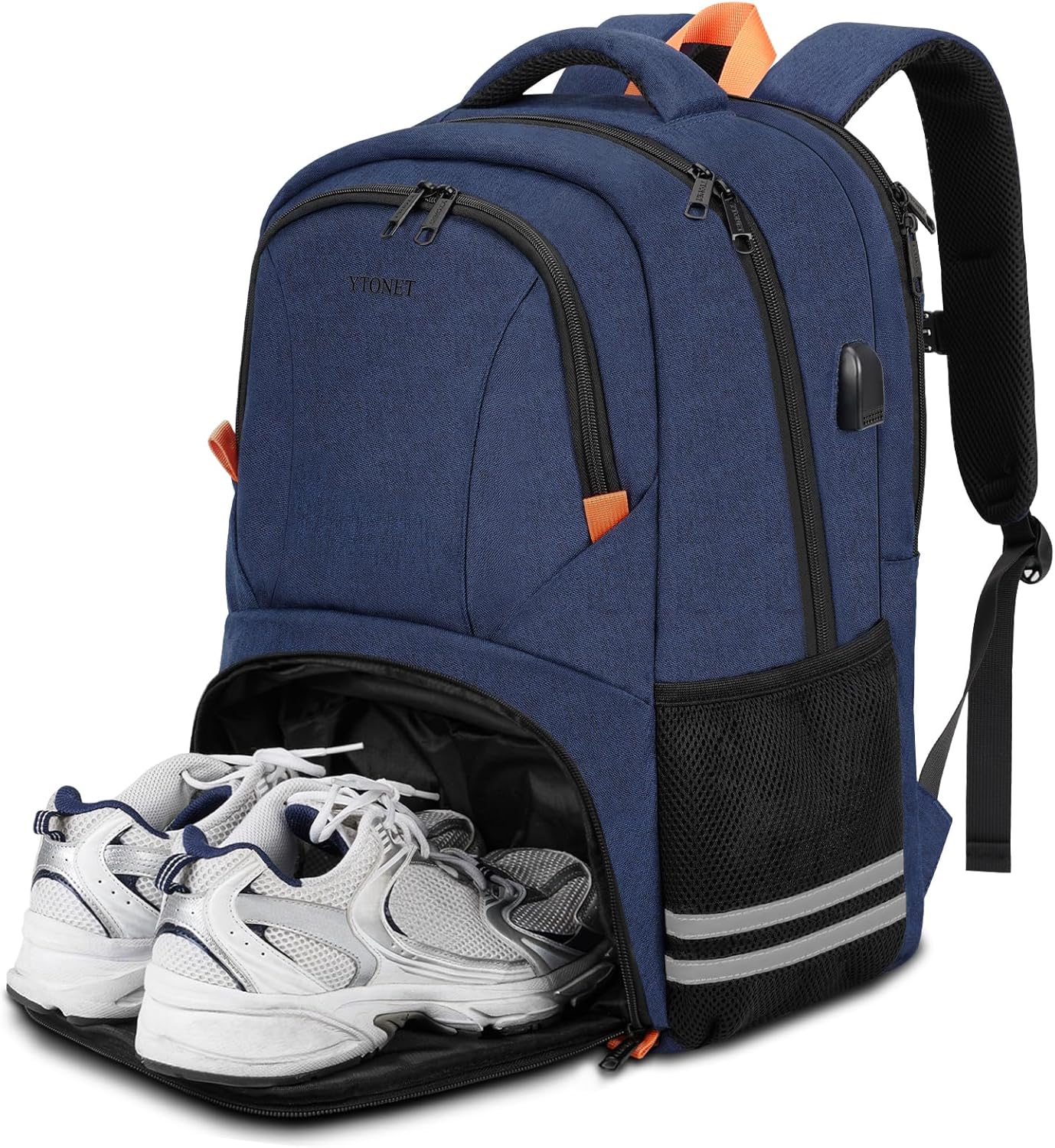 Ytonet Gym Backpack for Men Women with USB Charging Port