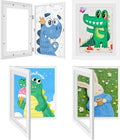 Kids Artwork Frames 4 Pack 8.5 x 11 Front-Opening - Holds 150 Drawings