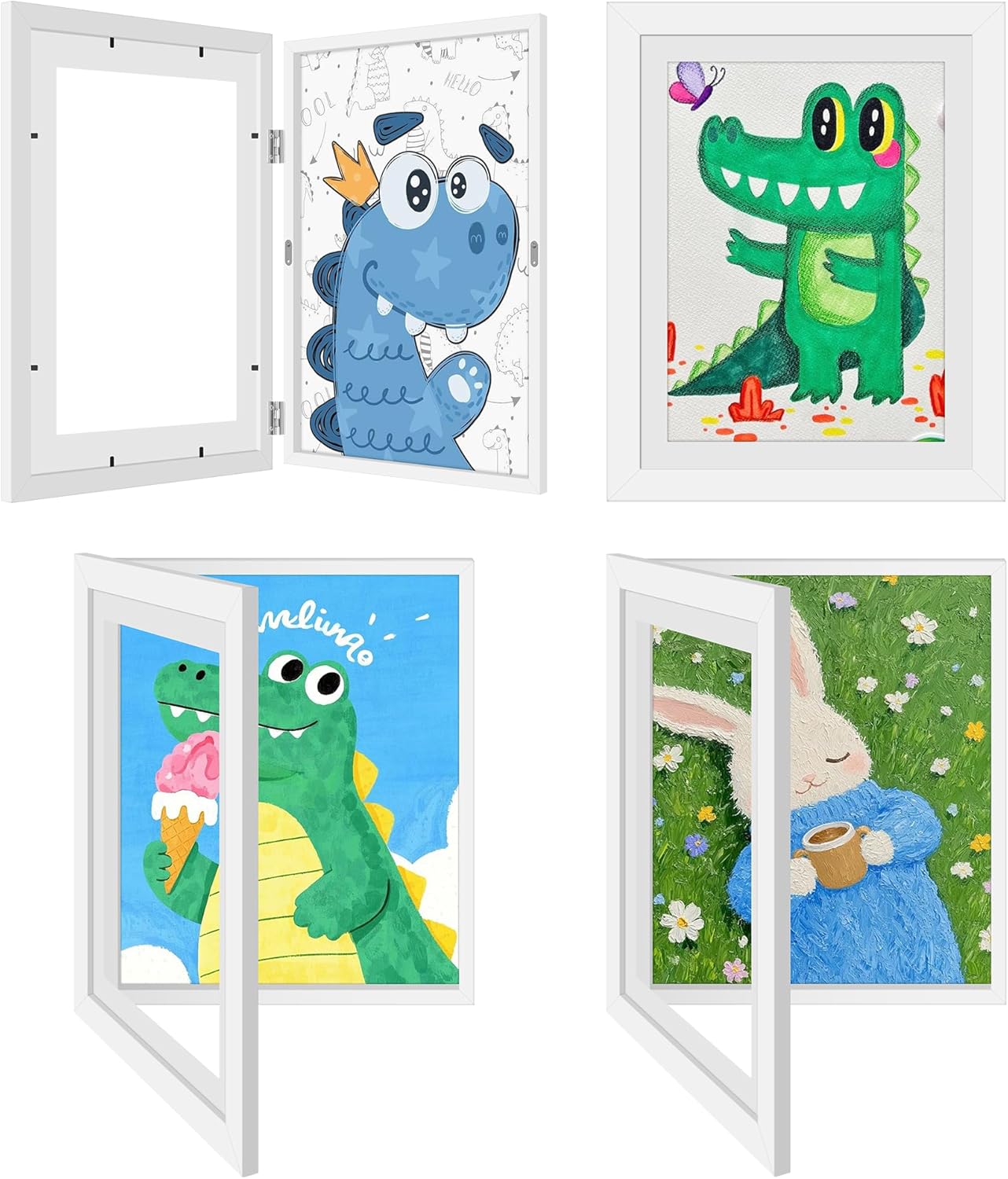 Changeable Kids Artwork Frames for 8.5 x 11 Inch Art Projects