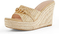 Coutgo Women's Wedge Sandals Platform Espadrille Heel - Casual Comfort