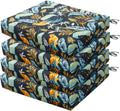 Outdoor Chair Cushions Set of 4, Water Resistant & Stylish