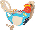 Musical Chicken Wooden Instrument for Toddlers - Activity Xylophone