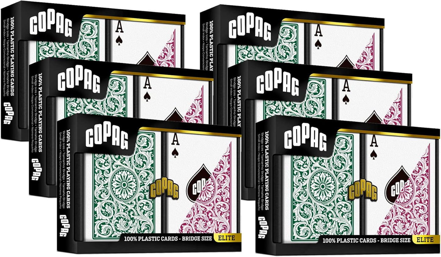Copag 1546 Design 100% Plastic Playing Cards for Game Nights