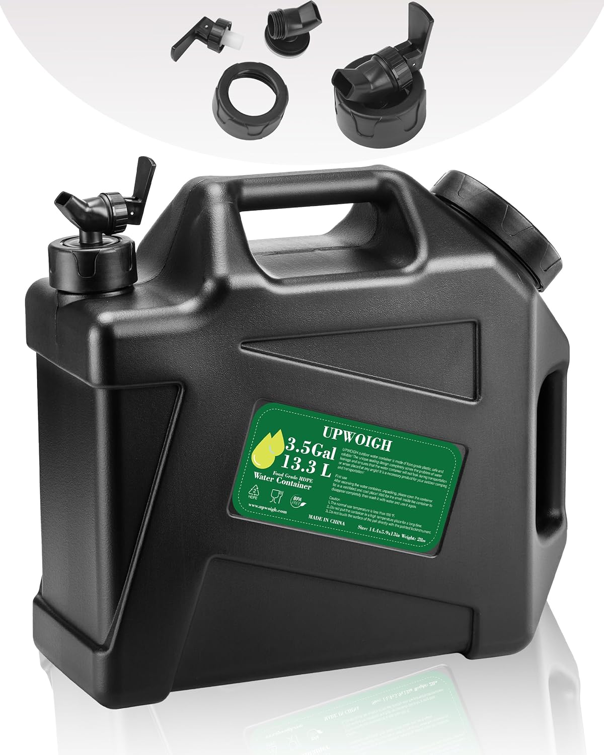 3.5 Gallon Water Jug for Camping and Overlanding Adventures
