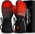 Heated Mittens Gloves for Women Men 7.4V 22.2WH Electric Rechargeable