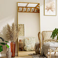 VooBang Mirror Full Length 21 in x 57 in Gold - Elegant Full Body