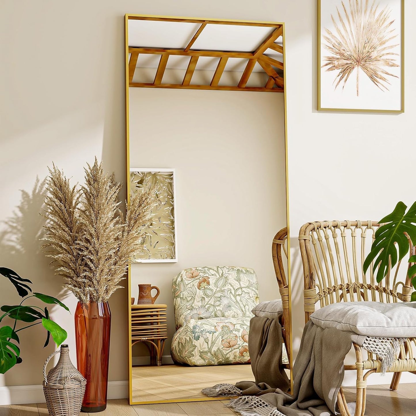 VooBang Mirror Full Length - Stylish 21x57 Floor Mirror