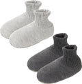 BenSorts Men Fuzzy Slipper Socks with Grippers - Warm Non (Style J679)