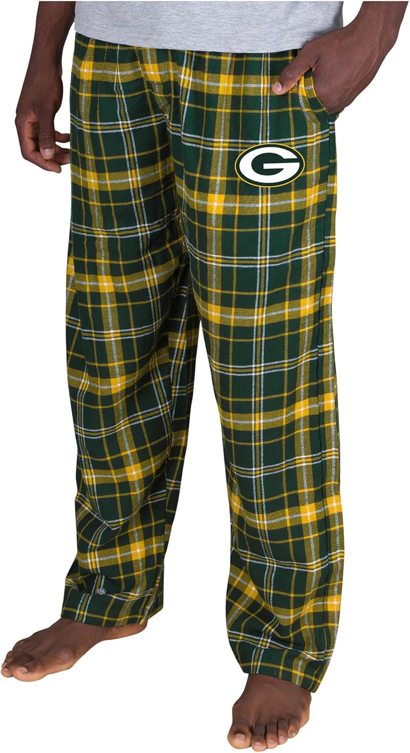 NFL Ultimate Plaid Flannel Pants for Men - Cozy Comfort Wear