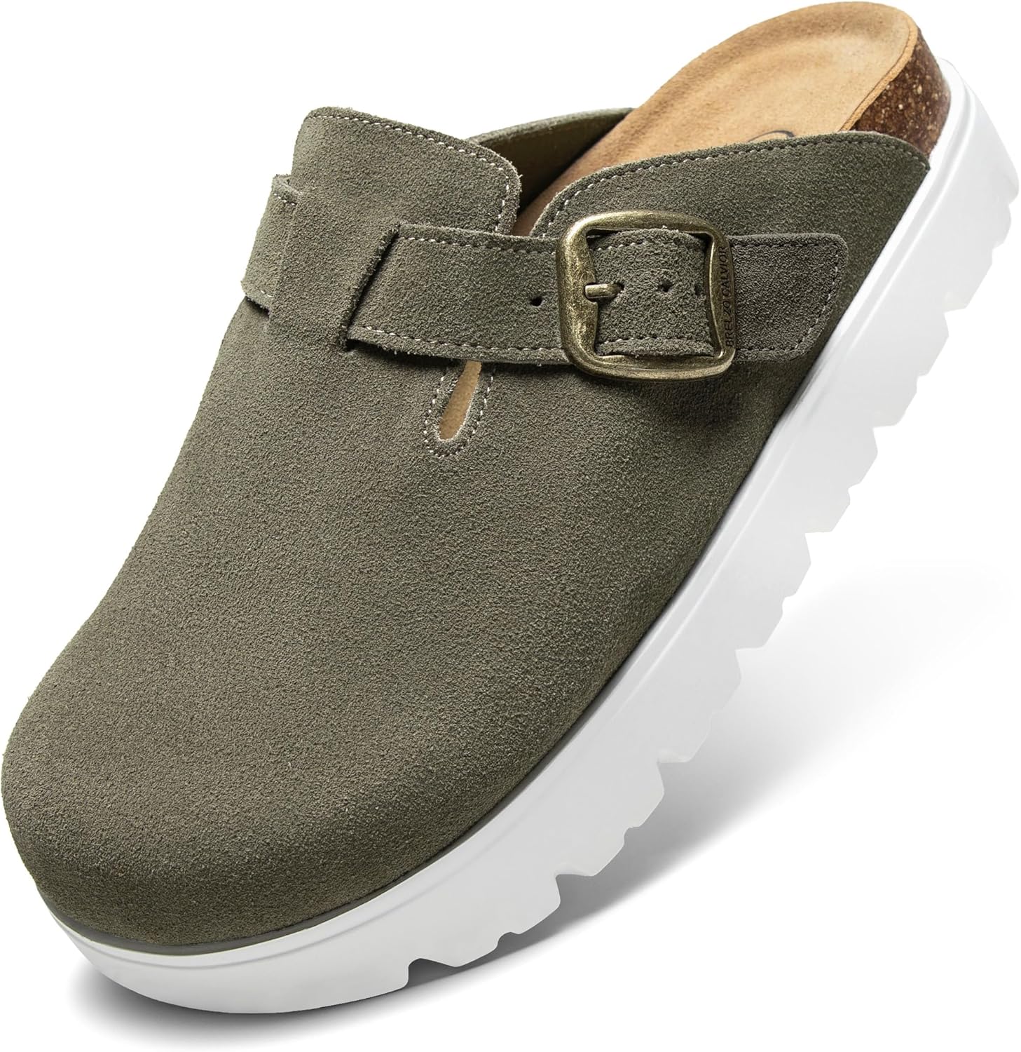 Women's Suede Clogs Non-Slip Potato Shoes for Comfort and Style