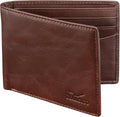 Claasico Mens Bifold Wallet - Genuine Leather RFID Slim Design