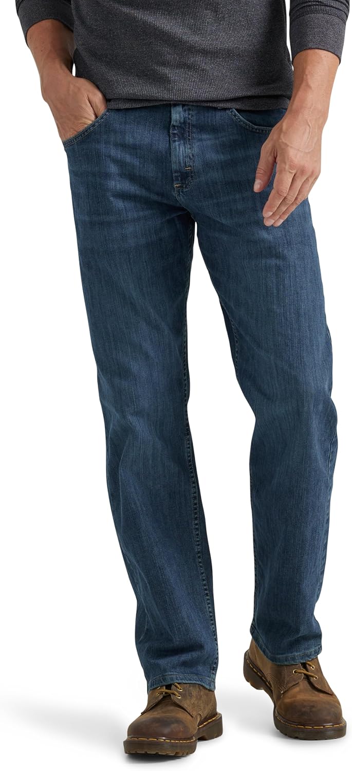 Wrangler Authentics Men's Classic 5-Pocket Relaxed Fit Jeans