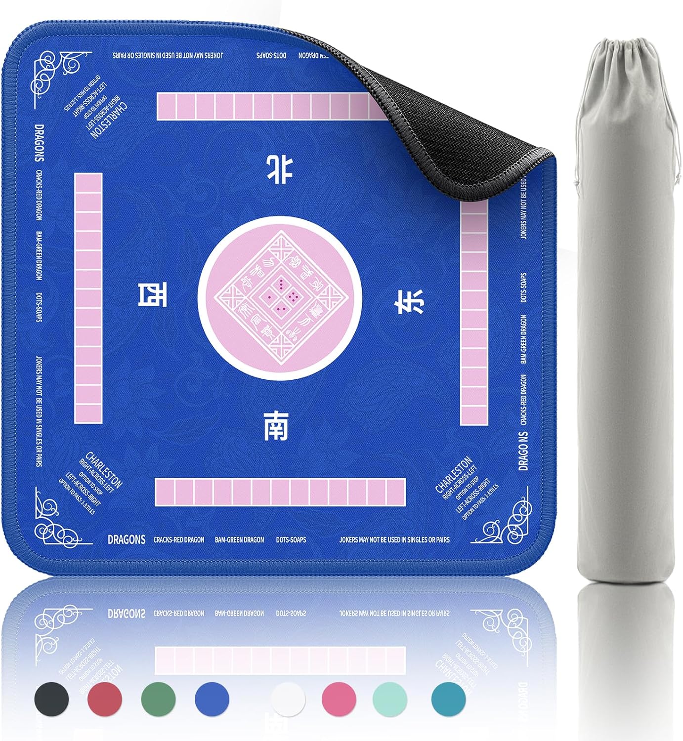 Mahjong Mat - Non-Slip Noise Reduction Gaming Mat 32.4 in
