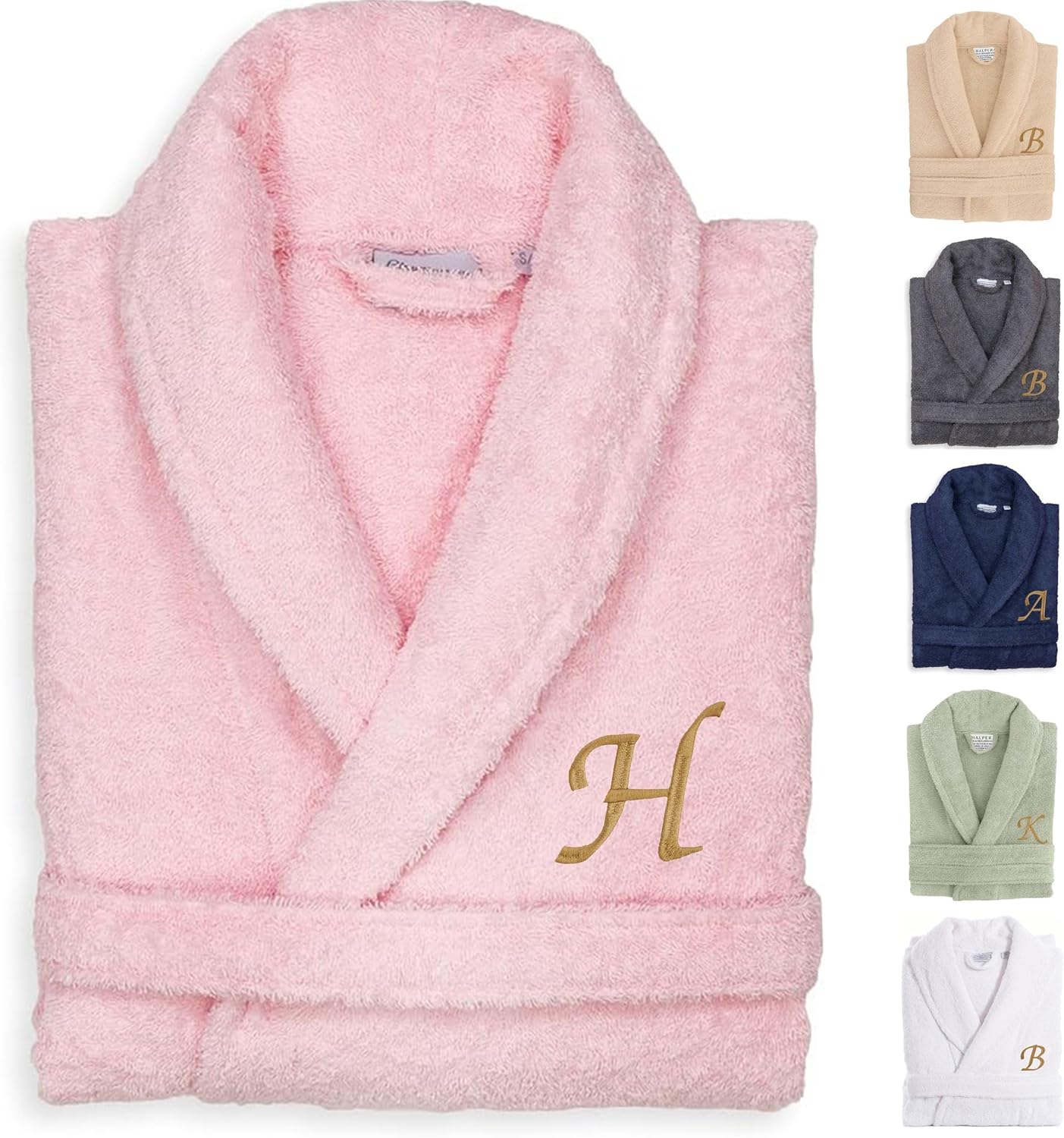 Custom Embroidered Turkish Cotton Bathrobe for Luxurious Comfort